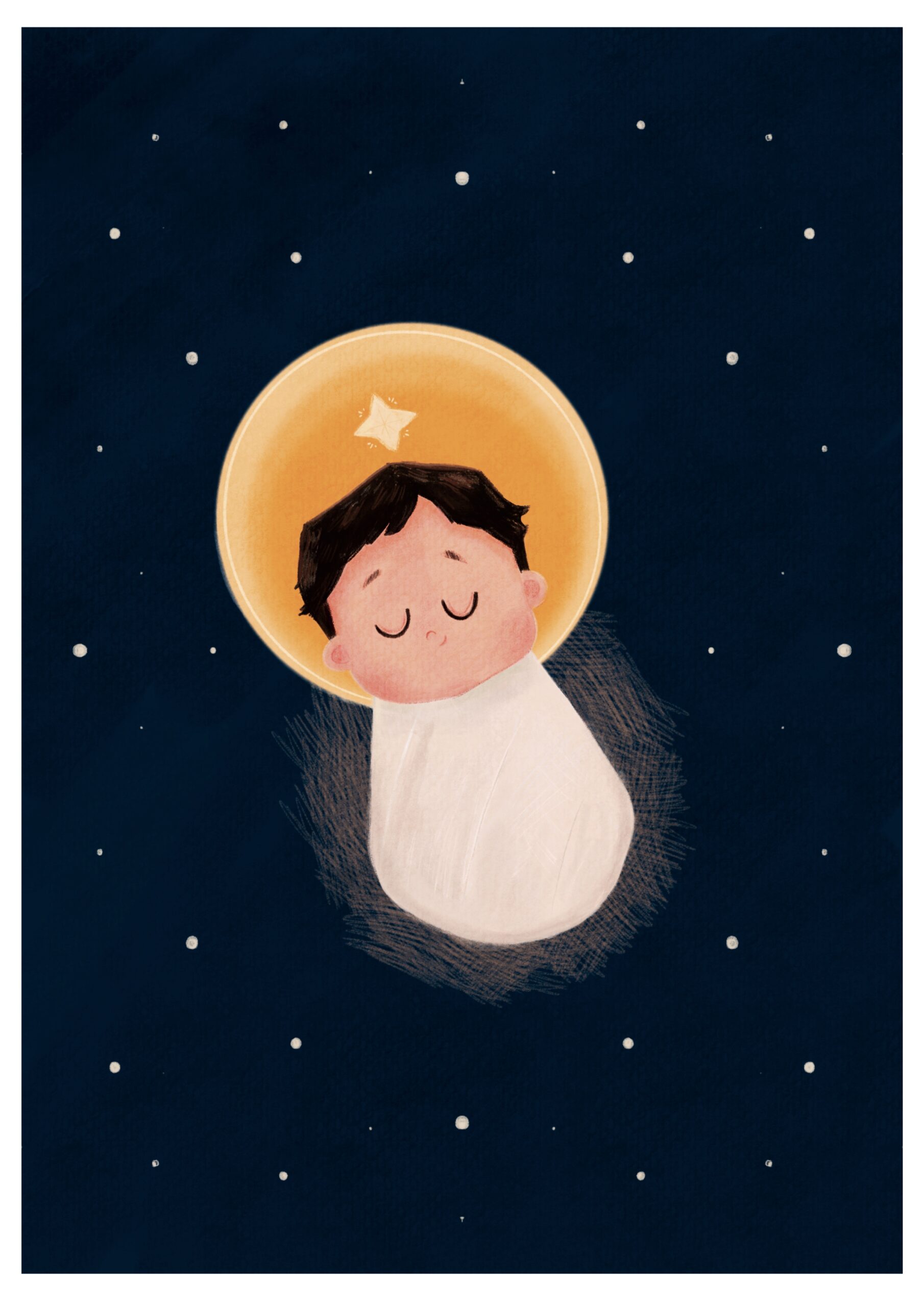 Zestaw 3 kartek Bożonarodzeniowych - ciemny - obrazek 2