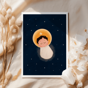 Dzieciątko Jezus - Kartka Bożonarodzeniowa