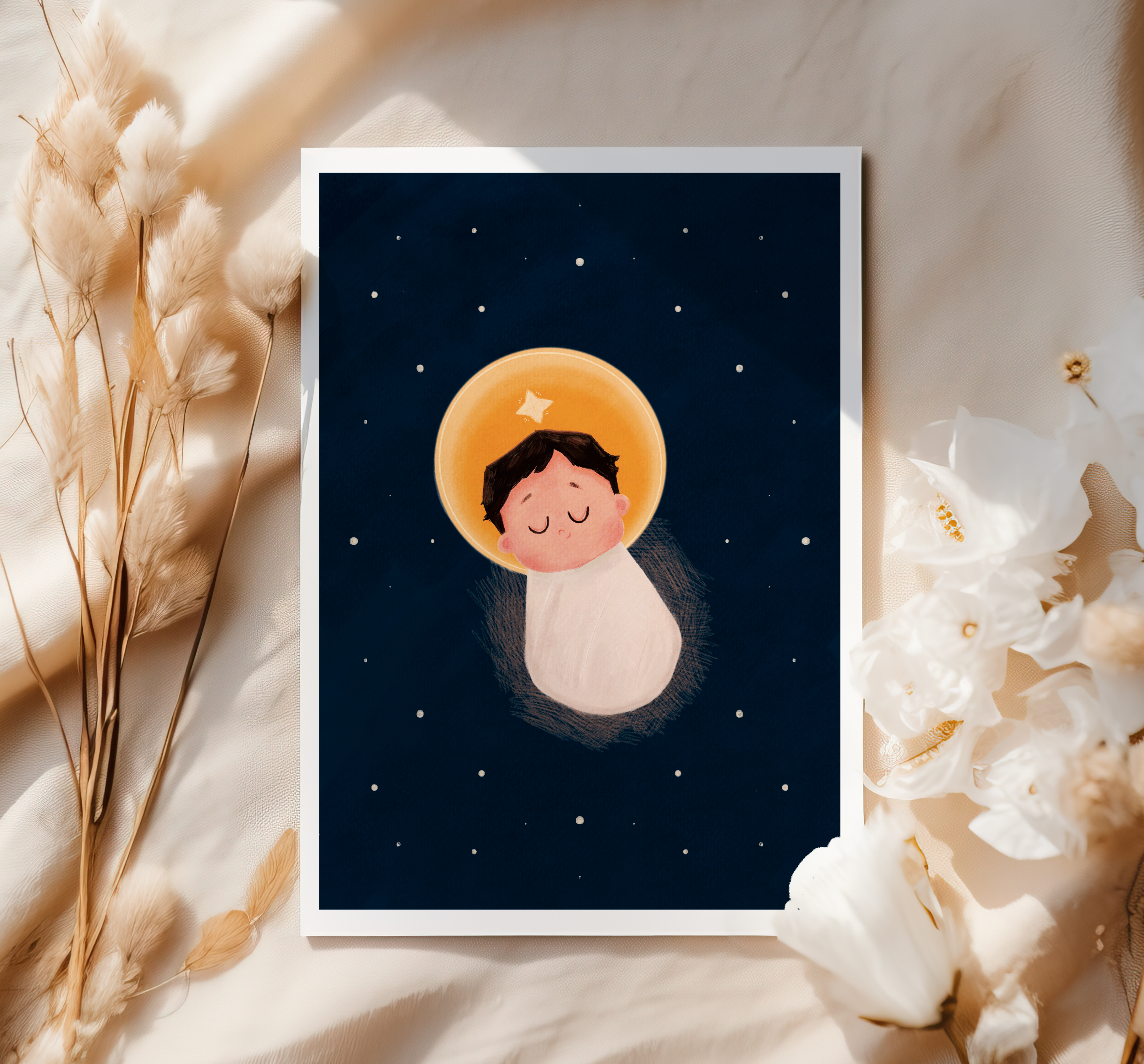 Dzieciątko Jezus - Kartka Bożonarodzeniowa