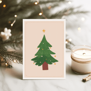 Kartka Okolicznościowa - Drzewko choinkowe