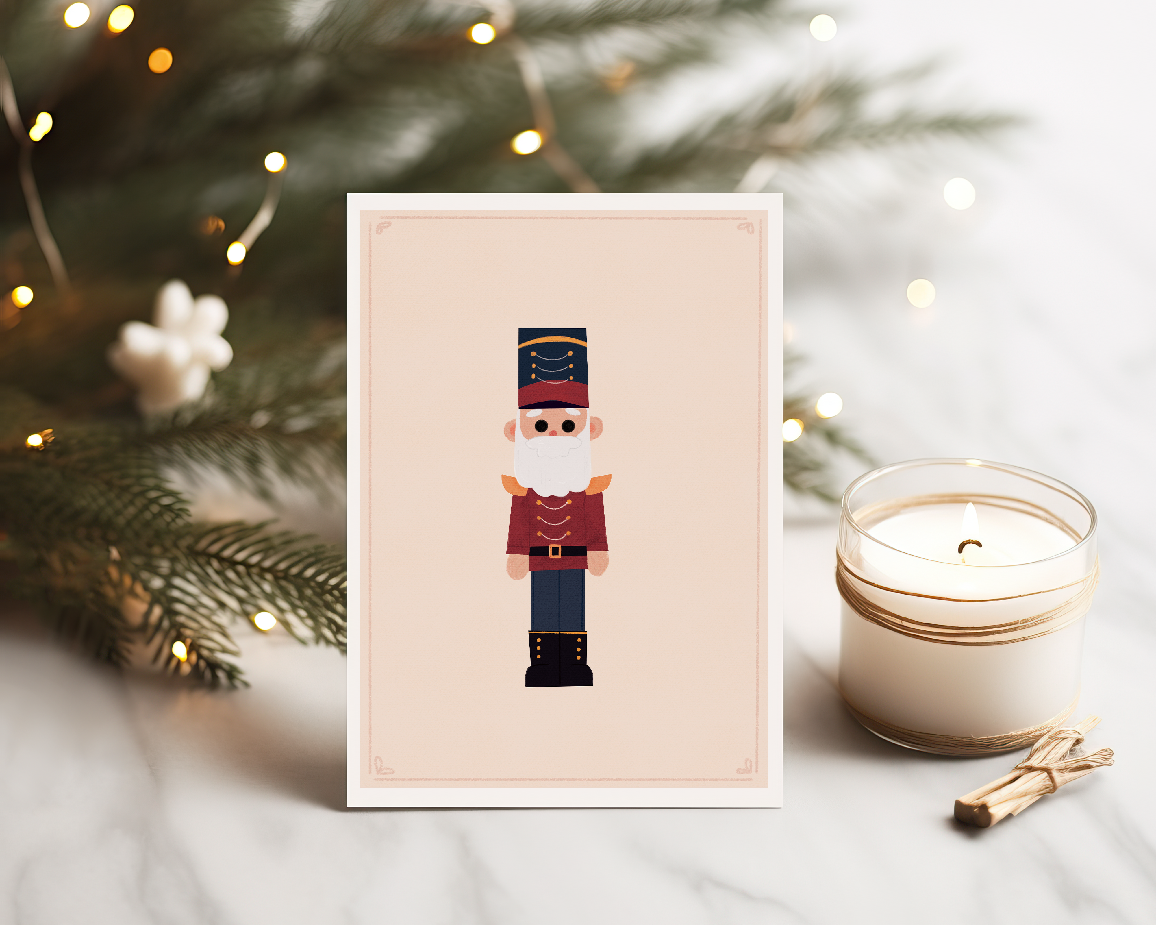 Kartka Okolicznościowa - Dziadek do orzechów