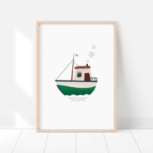 Mała łódeczka - plakat