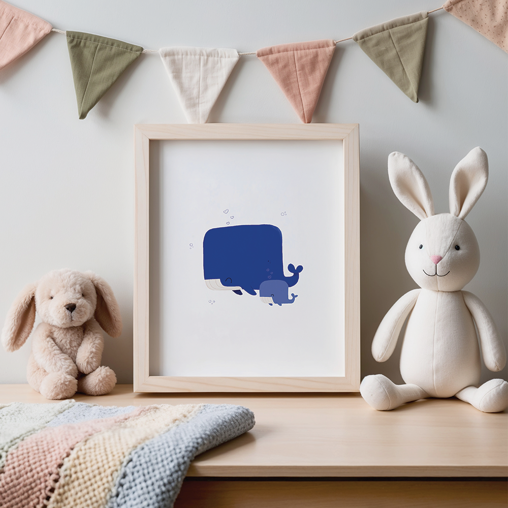 Rodzina wielorybów - plakat - obrazek 2